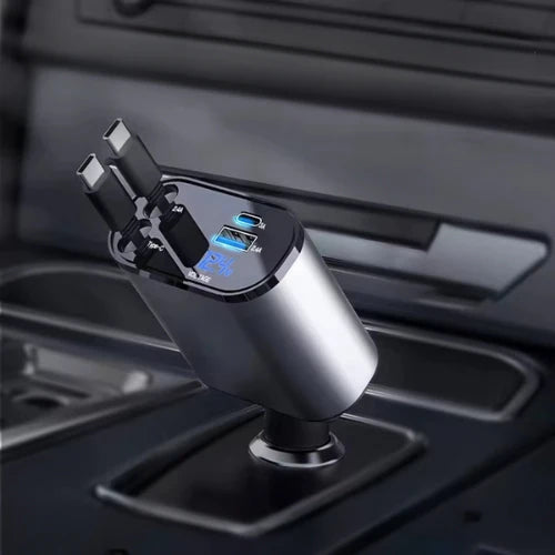 Retractable Multi-Use Car Charger